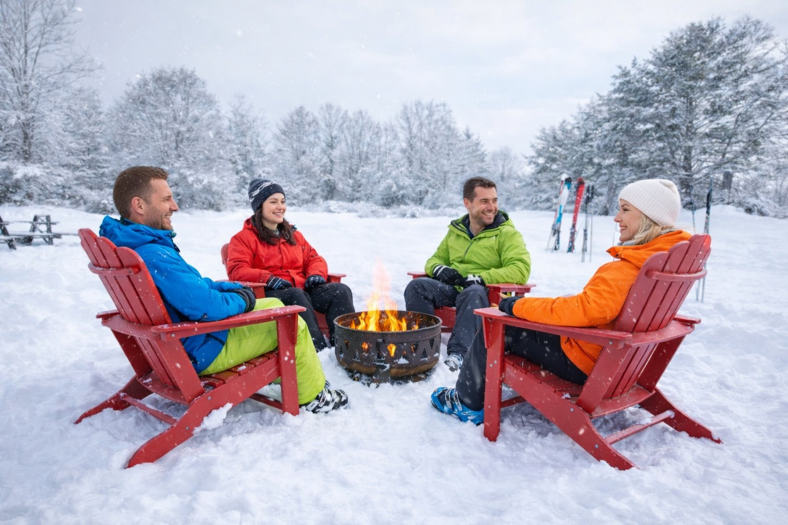 Bull Run Trailhouse winter retreat in Long Pond, PA